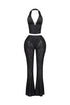 Marcelle Lace Halter Top & Pants SET